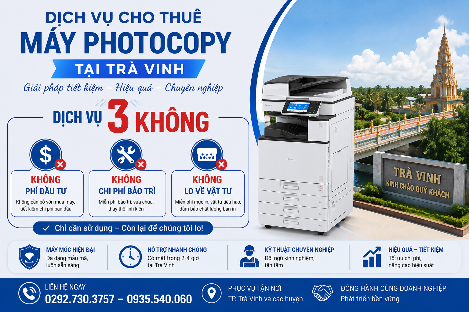 cho thuê trà vinh