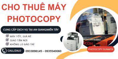 Cho thuê máy photocopy tại An Giang